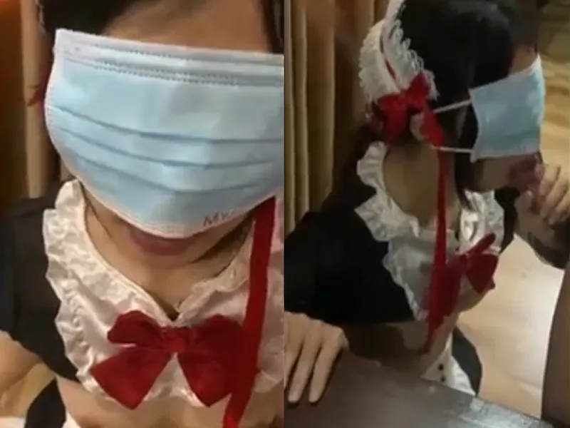 Ghệ việt dâm cosplay nô lệ tình dục liếm mút con cậu bé điêu luyện